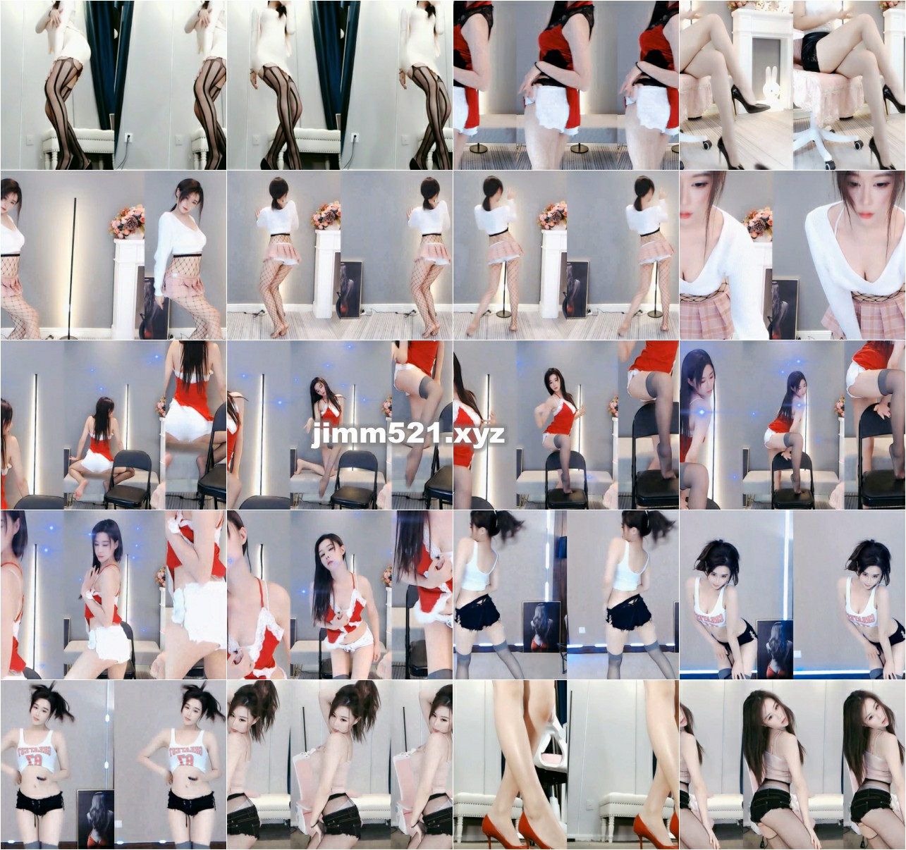 【斗鱼福利】 艺瑟妃 飞机群热舞福利合集！（29v）