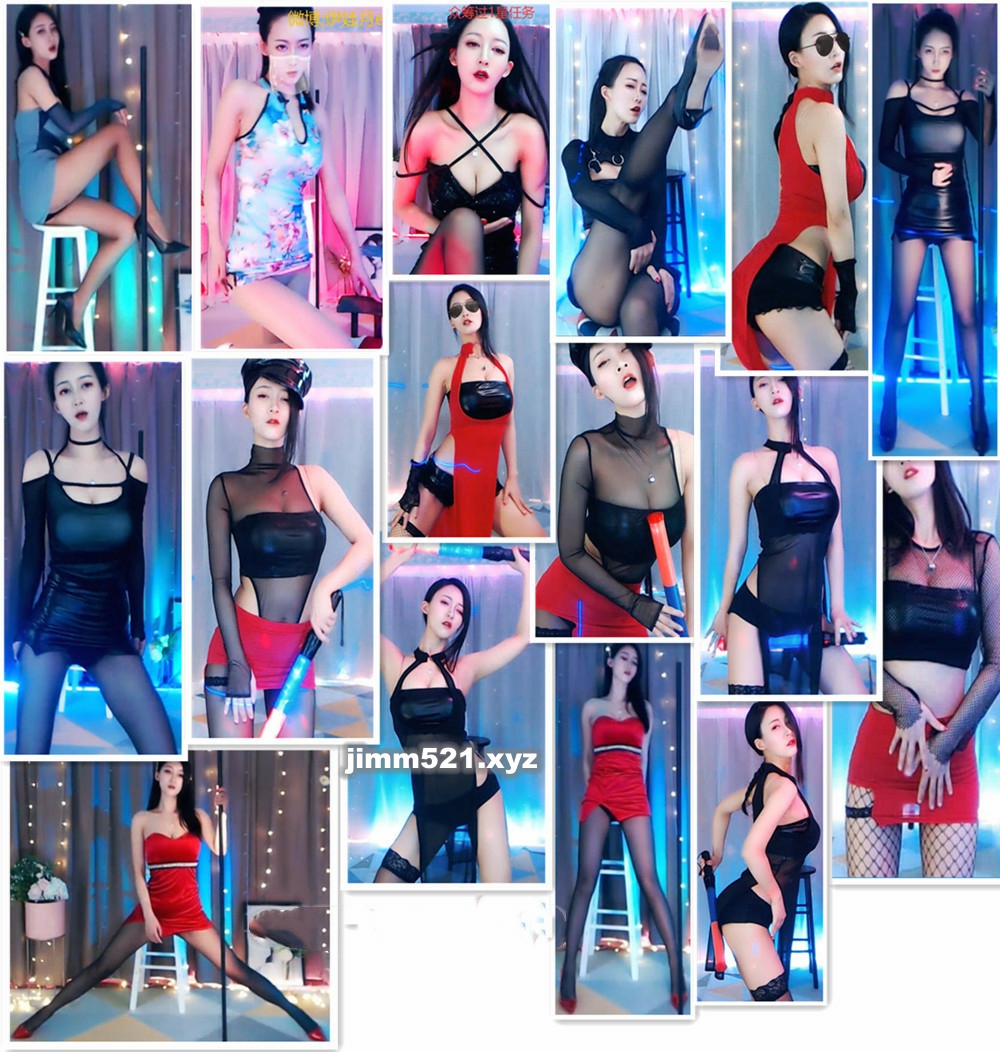 【斗鱼主播】伊娃月evayue 超火群舞蹈（56V8.47G）